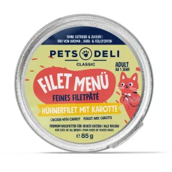 Adult filet de poulet Menu aux carottes & au pissenlit 12 x 85 g