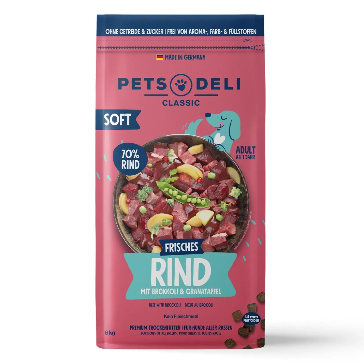 Adult Soft bœuf au brocoli & à la grenade 6 kg