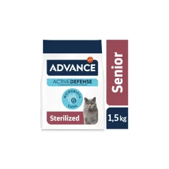 ADVANCE Affinity Sterilized - croquettes pour chats stérilisés Senior au poulet et à l'orge 1,5 kg