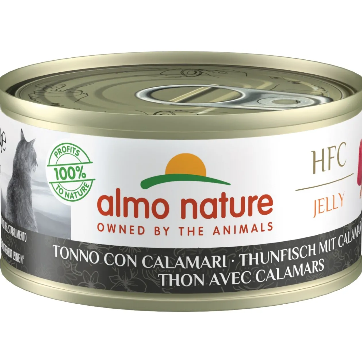 Almo nature Jelly 24x70g Thon avec calamars