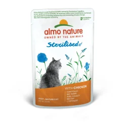 Almo nature Sterilised 30 x 70 g Poulet
