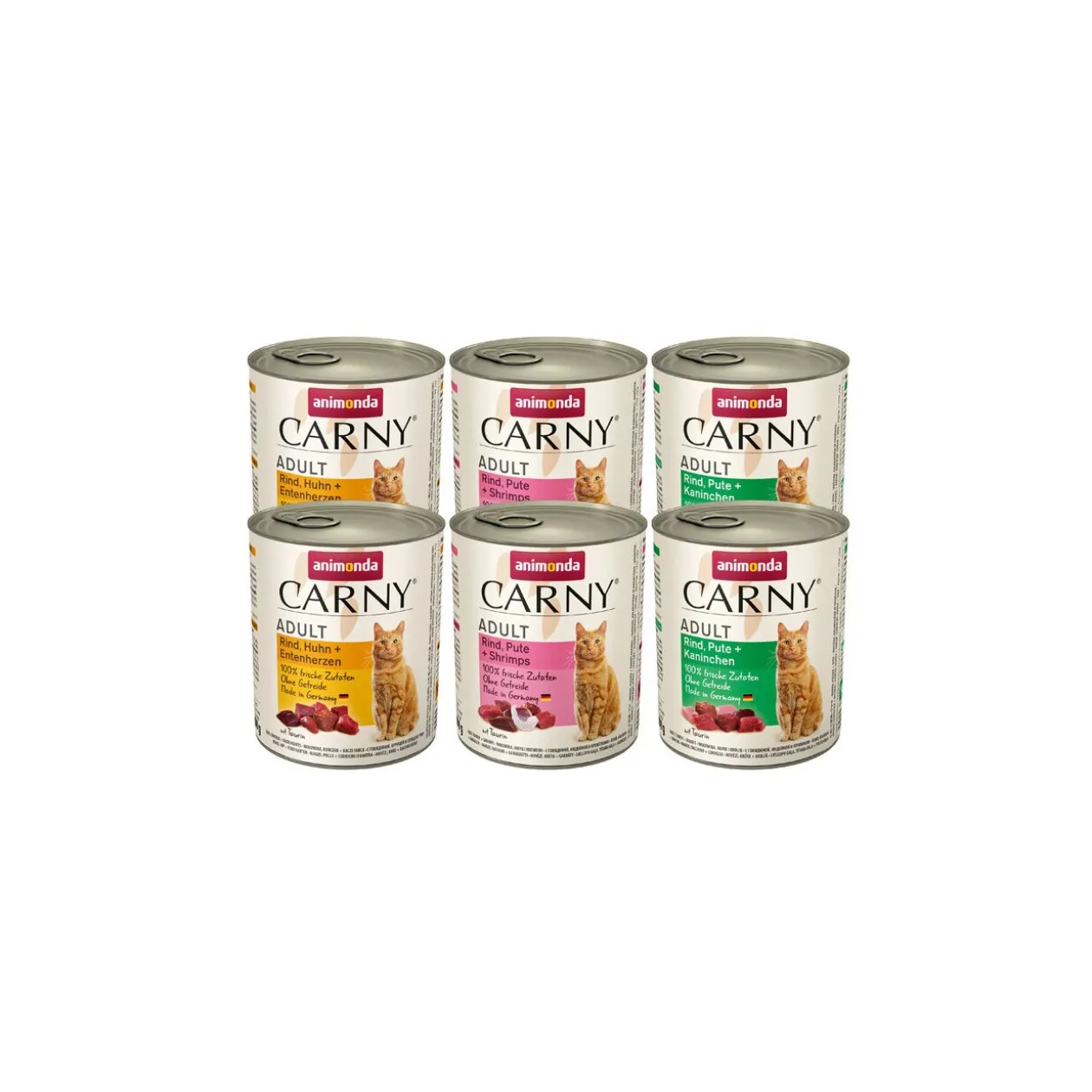 animonda Carny nourriture humide pour chat adulte, pack mixte 6x800 g Pack mix 2