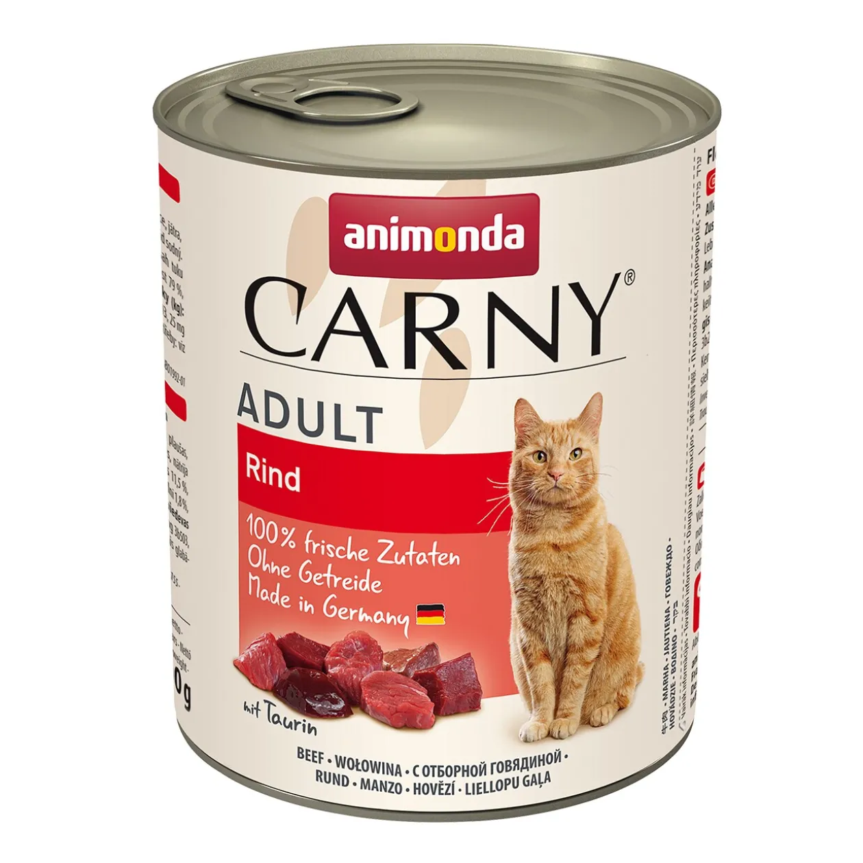 animonda Carny nourriture humide pour chat adulte Bœuf 6x800 g