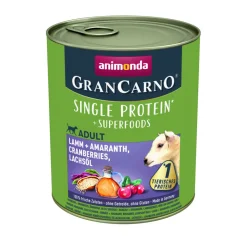 animonda GranCarno Adult Superfoods Agneau et amaranthe, canneberge, huile saumon 6x800 g