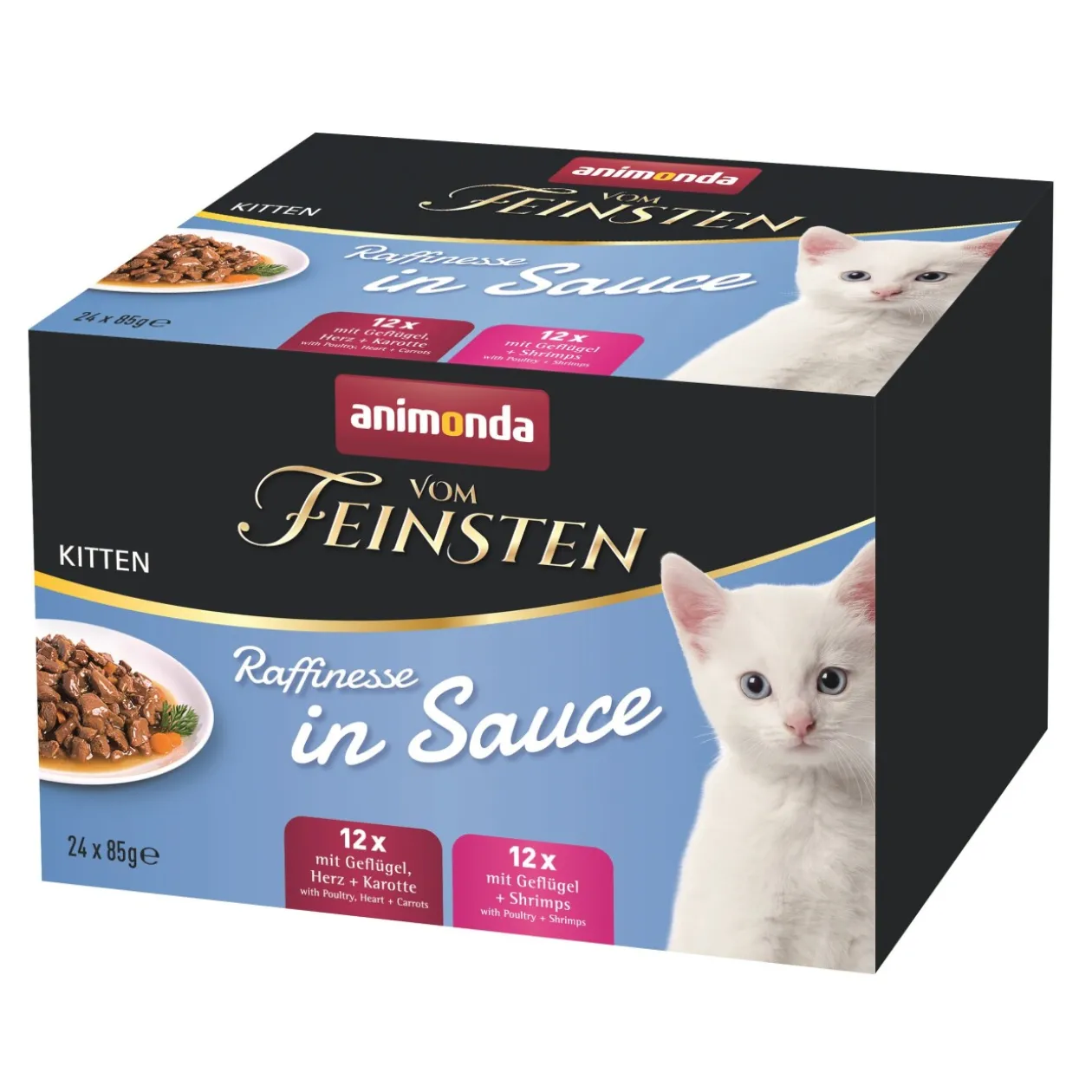animonda Vom Feinsten Kitten Raffinesse en Sauce Mixpack 24x85 g