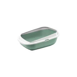 AniOne Bac à litière pour chat High Rim M menthe