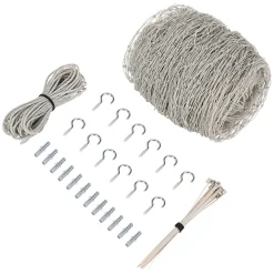 AniOne Filet de protection pour chat avec renfort de fil de fer 2 m, 6 m