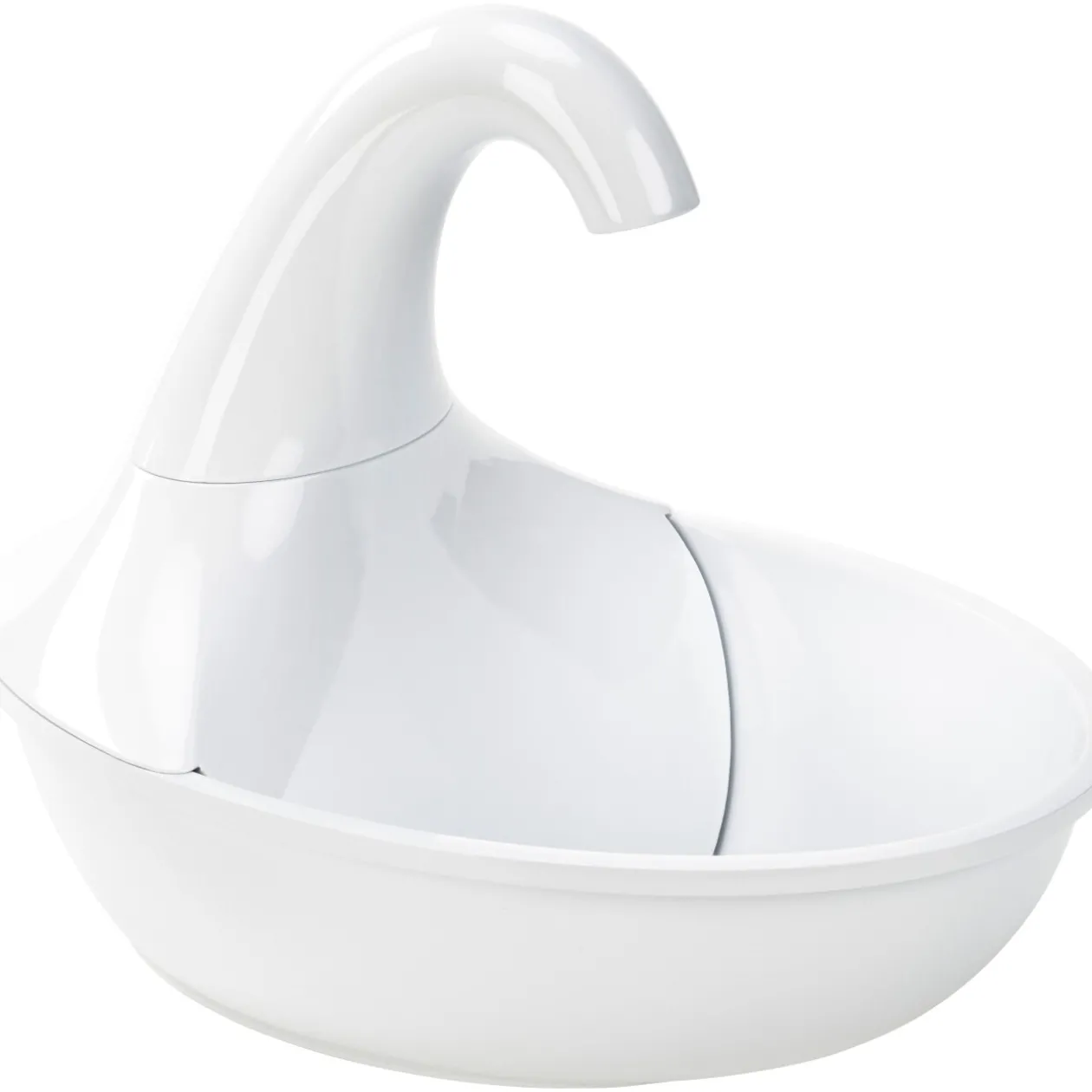 AniOne Fontaine à eau Wave 1,8 l blanc