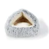 AniOne Grotte Fluffy 2-in-1 gris XS