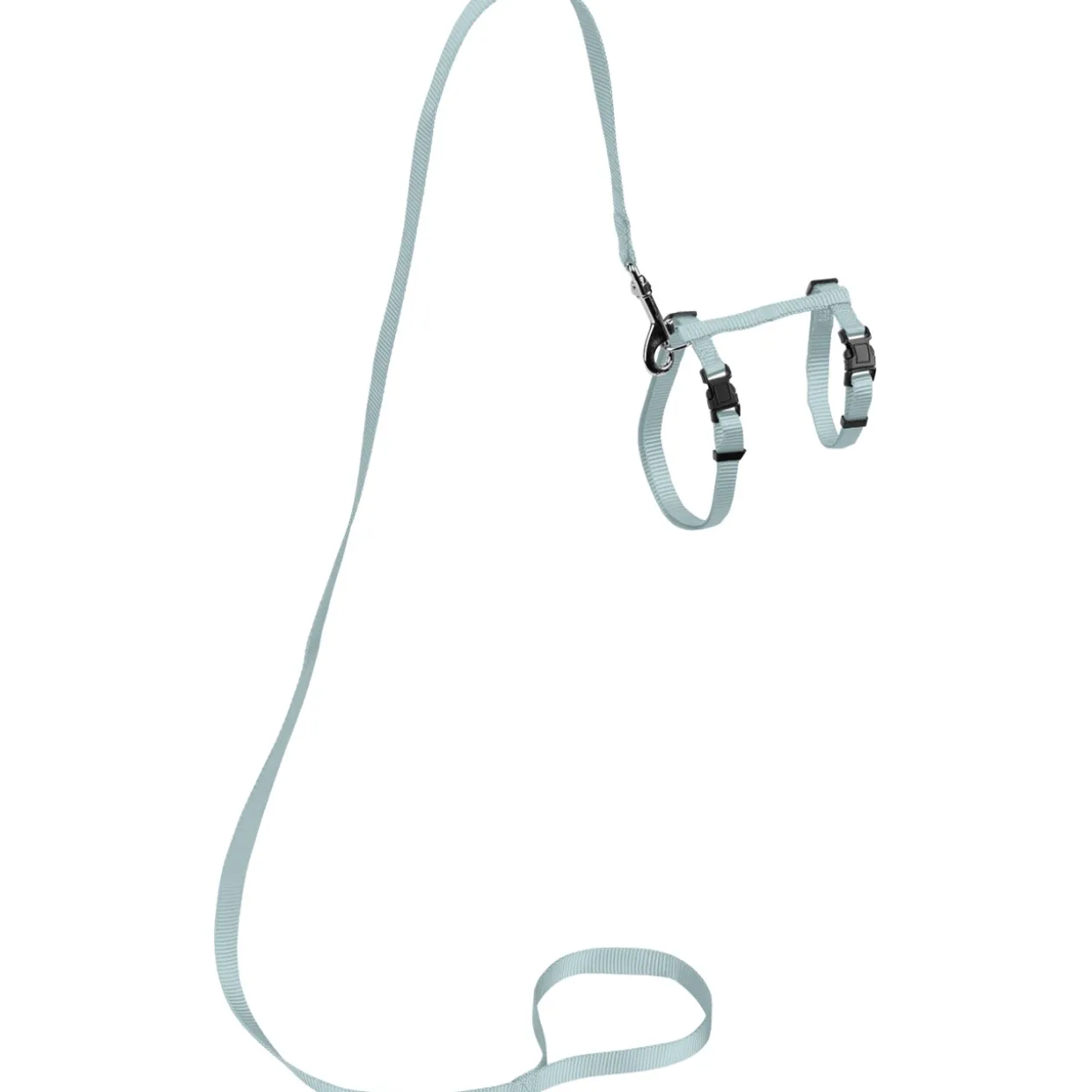 AniOne harnais avec laisse pour petits chats turquoise