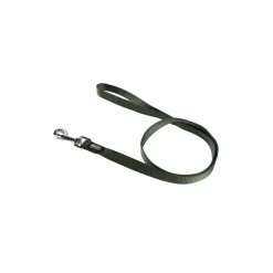 AniOne Laisse courte Classic en nylon vert foncé vert S