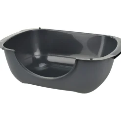 AniOne Toilette ouverte Bella 56 x 39,5 x 19 cm gris