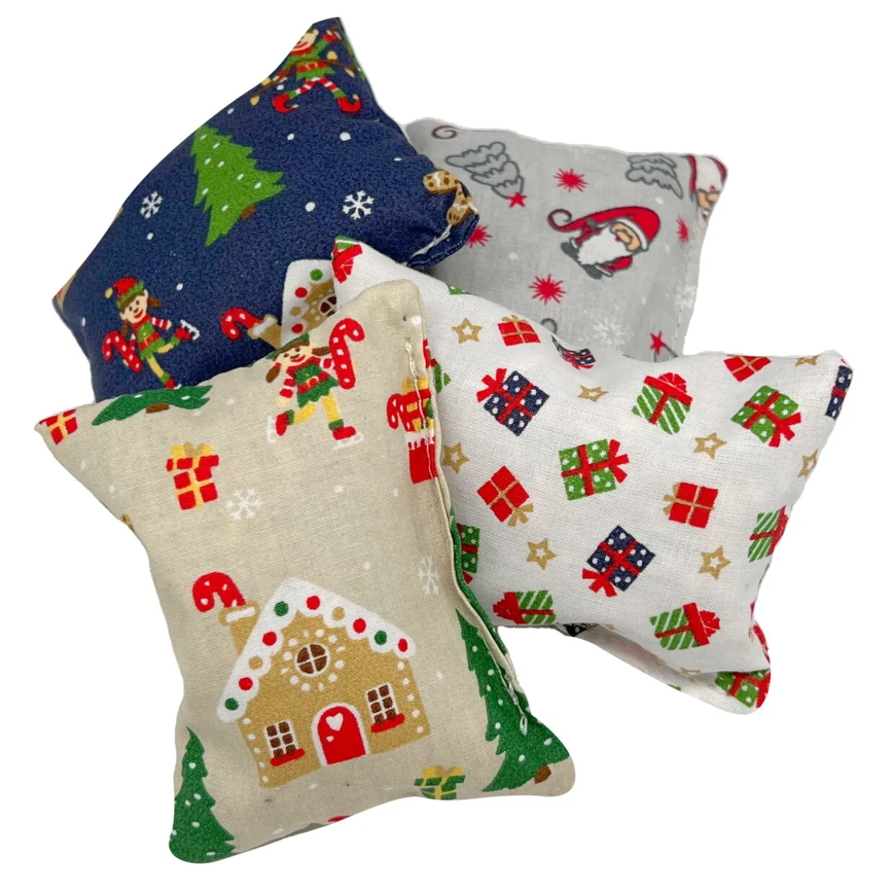 Aumüller Coussin de jeu Bonhomme de neige, lot de 2
