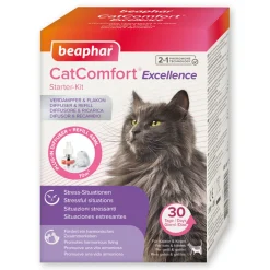 Beaphar CatComfort® Excellence, diffuseur et recharge aux phéromones pour chat et chaton