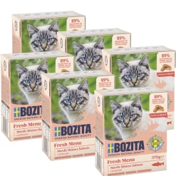BOZITA Bouchées en sauce 6x370g Saumon