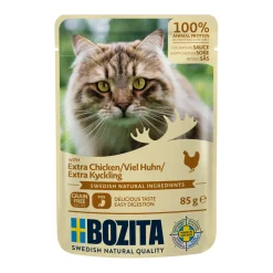 BOZITA Sachet de bouchées en sauce 12 x 85 g Poulet