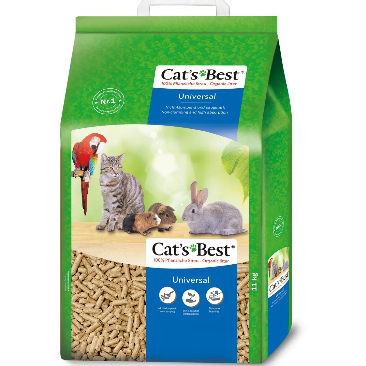 Cat's Best Litière absorbante biodégradable Universal 20 l