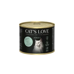 CAT'S LOVE Nourriture humide pour chat adulte Dinde 6x200 g