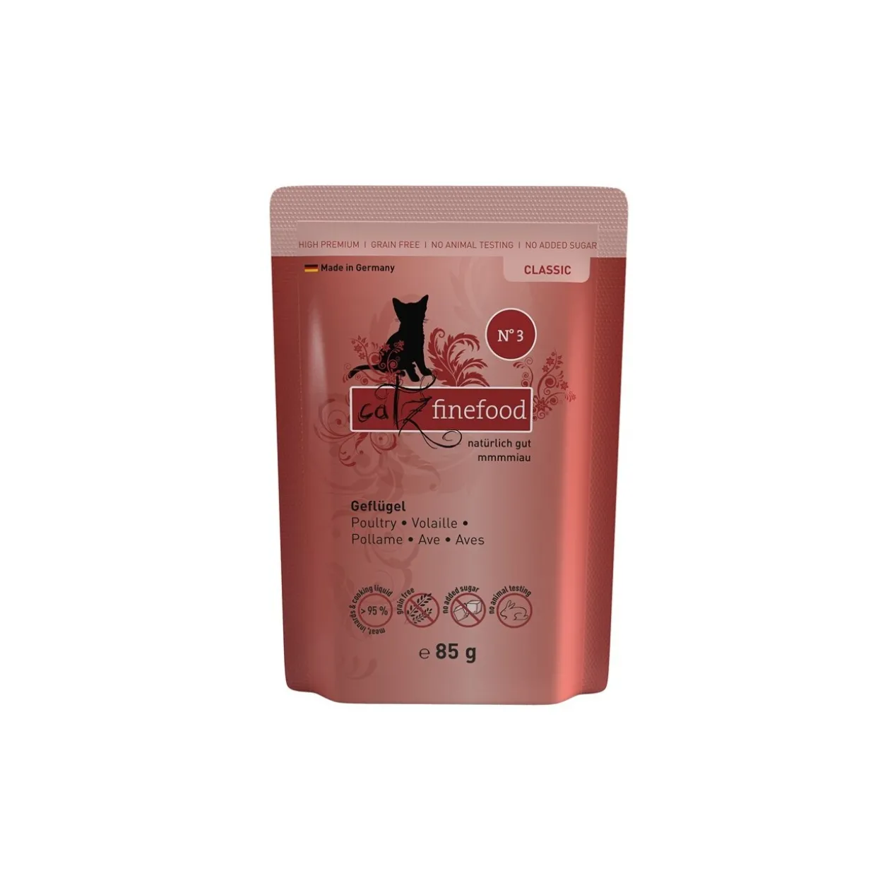 Catz finefood 8x85 g N° 3 volaille