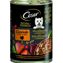 Cesar Natural Goodness Dinde & riz complet 6x400 g