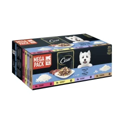 Cesar Sachet de portion Mega Pack Senior 10+ en gelée 4 variétés 40 x 100 g