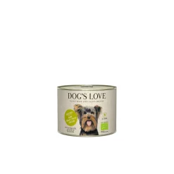 DOG'S LOVE Amour de Chien Nourriture Humide Chien, Adulte, Bio 6x200 g Poulet au sarrasin et au céleri