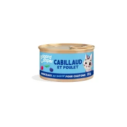Edgard & Cooper Morceaux en Sauce Chat Junior Poulet, cabillaud 18x85 g