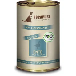 ESCAPURE Nourriture humide pour chien Bio Adult Canard 6x400 g