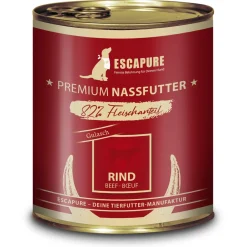 ESCAPURE Nourriture humide pour chien Bio Adult Bœuf 6x800 g