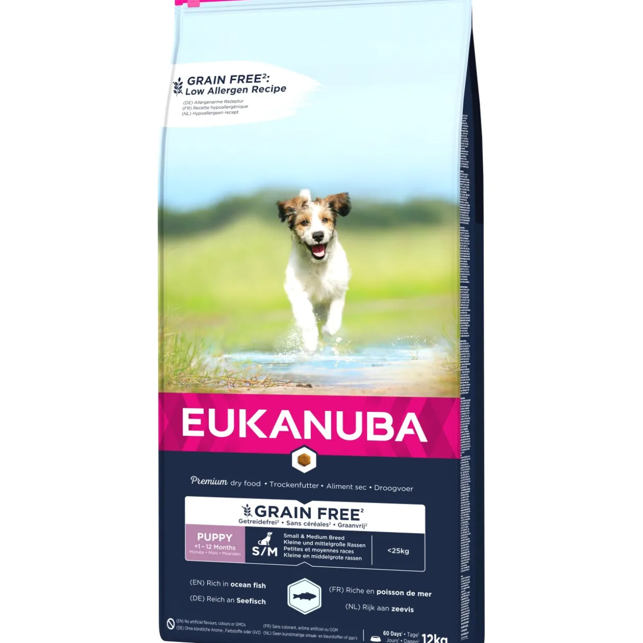 EUKANUBA Nourriture pour chiots sans céréales pour les races de petite et moyenne taille 12 kg 12 kg