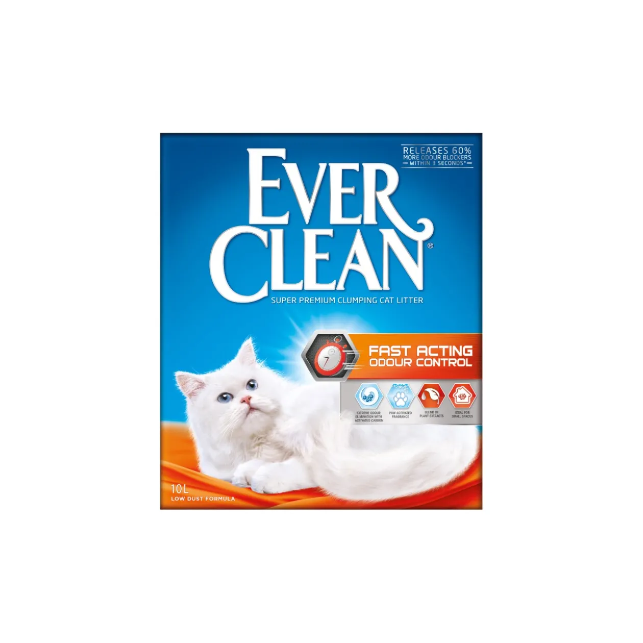 Ever Clean Litière agglomérante Fast Acting Odour Control 10 l