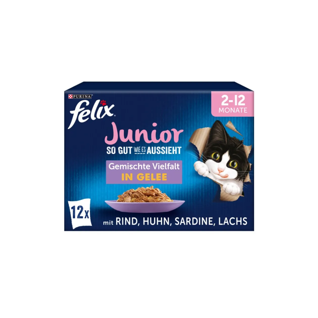 Felix Aussi bon que beau Junior 12 x 85 g