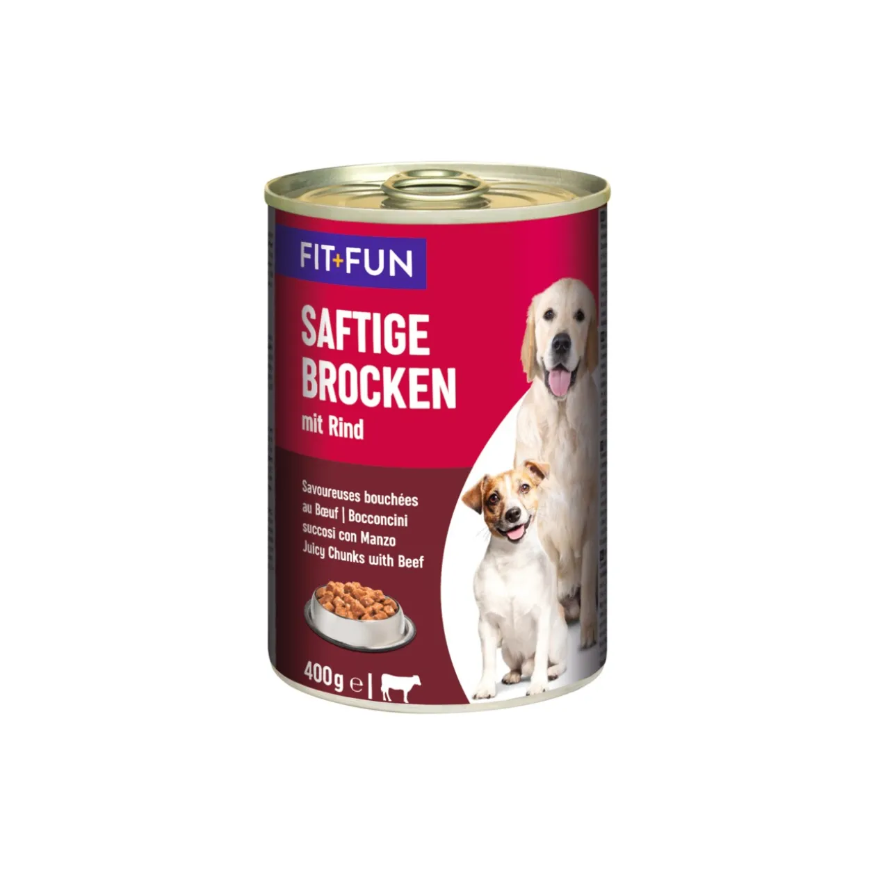 FIT+FUN Des morceaux juteux Bœuf 6x400 g