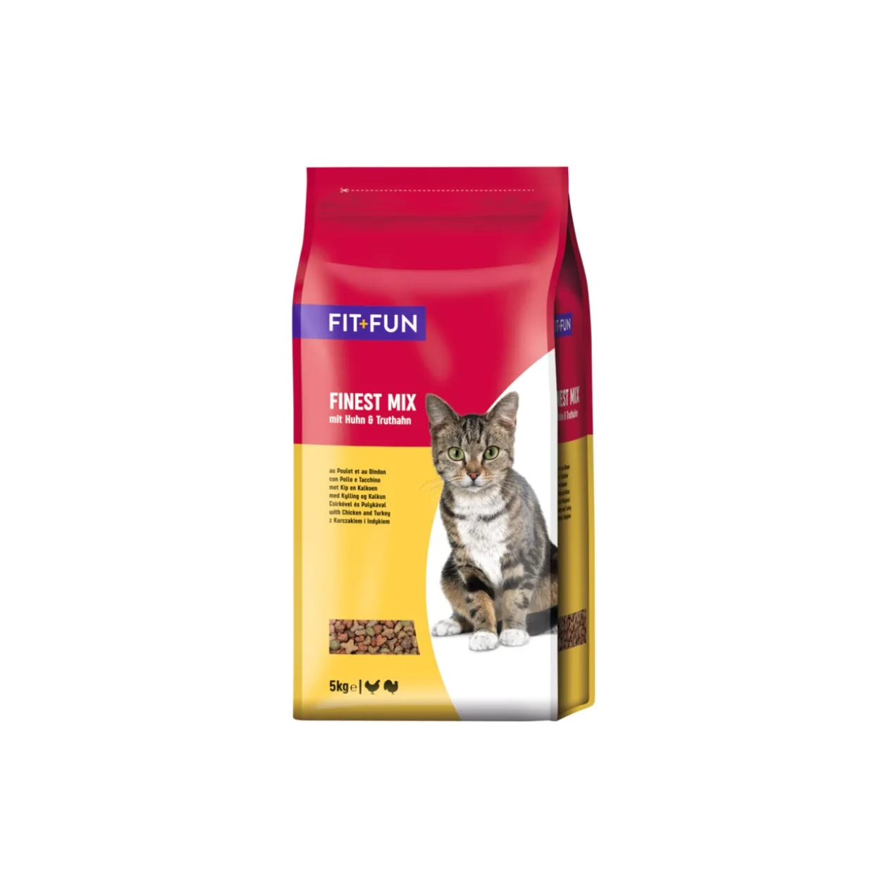FIT+FUN Finest-Mix Poulet et dinde 5 kg