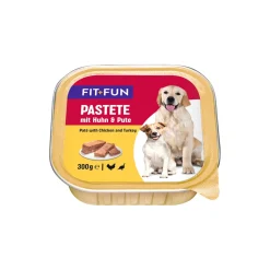 FIT+FUN Pâtée à la dinde et au poulet 9x300 g