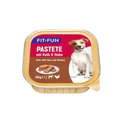 FIT+FUN Pâtée 11x150 g Veau et poulet 11x150 g