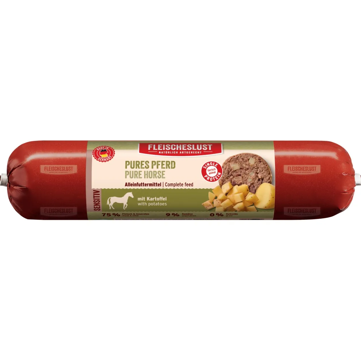 Fleischeslust Nourriture humide chien sensible adulte Cheval 16x400 g