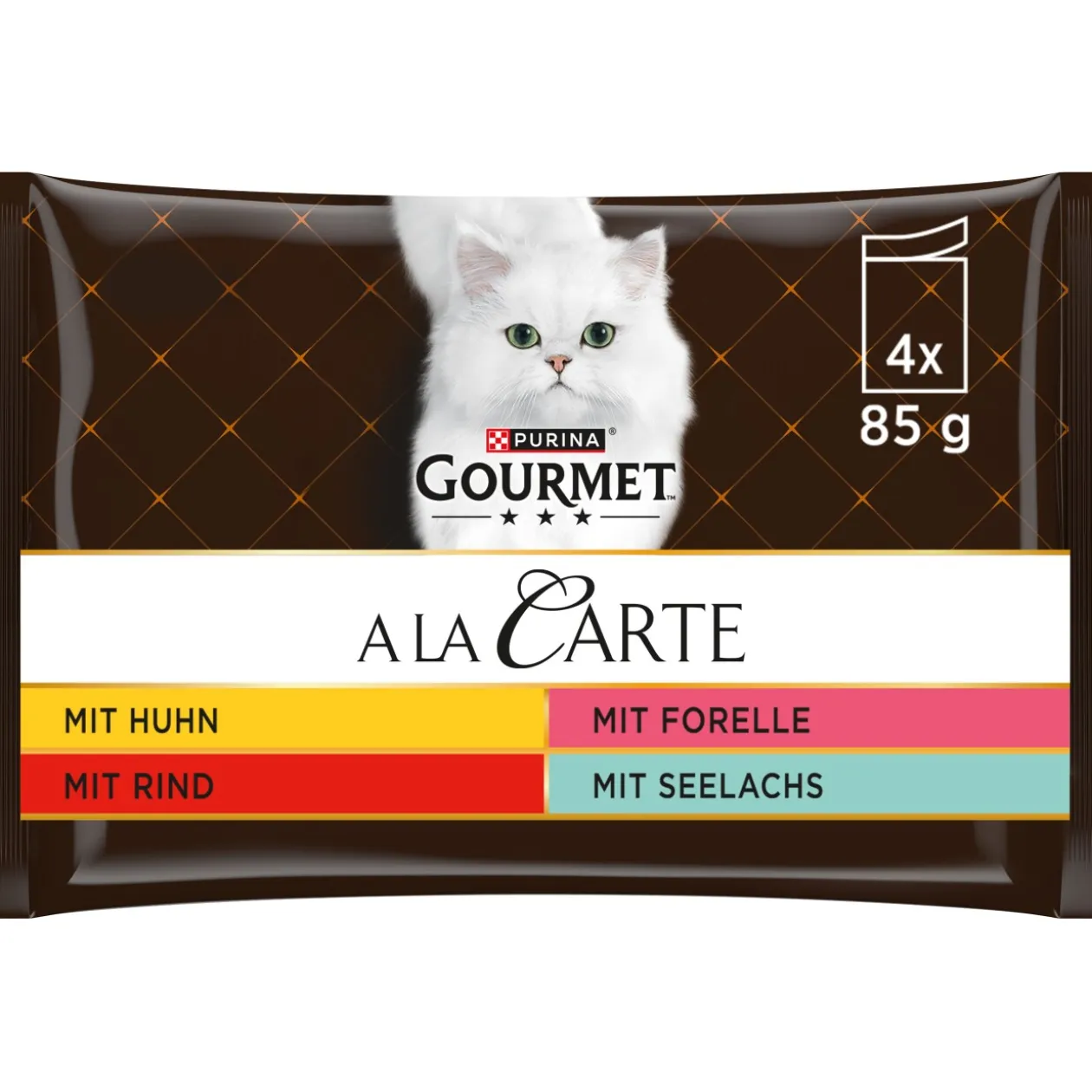 GOURMET À la Carte 4 x 85 g Recettes du chef cuisinier