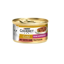 GOURMET Gold Fine composition 12 x 85 g Canard et dinde
