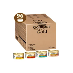 GOURMET Gold LES TIMBALES : aliment humide Mix pour chats 96 x 85 g