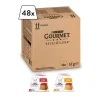 GOURMET Mousse Revelations en sauce 48x57 g Poulet et bœuf