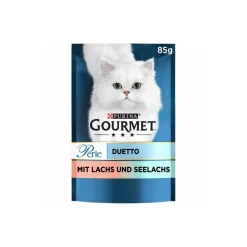 GOURMET Perle Duetto 24x85g Saumon et colin