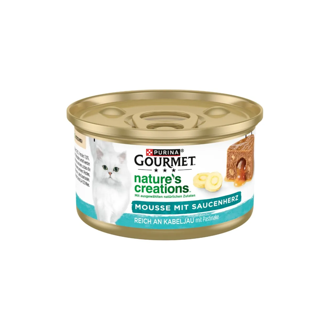 GOURMET PURINA Adult Natures Creations Mousse 12 x 85 g Cabillaud