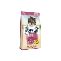 HAPPY CAT Minkas Croquettes pour Chat Adulte, Stérilisé, Volaille 1,5 kg