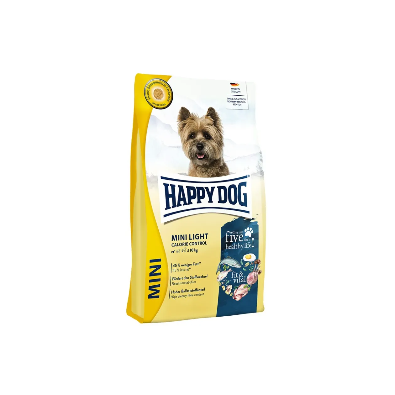 HAPPY DOG fit & vital Croquettes Chien Adulte, Mini Light 800 g