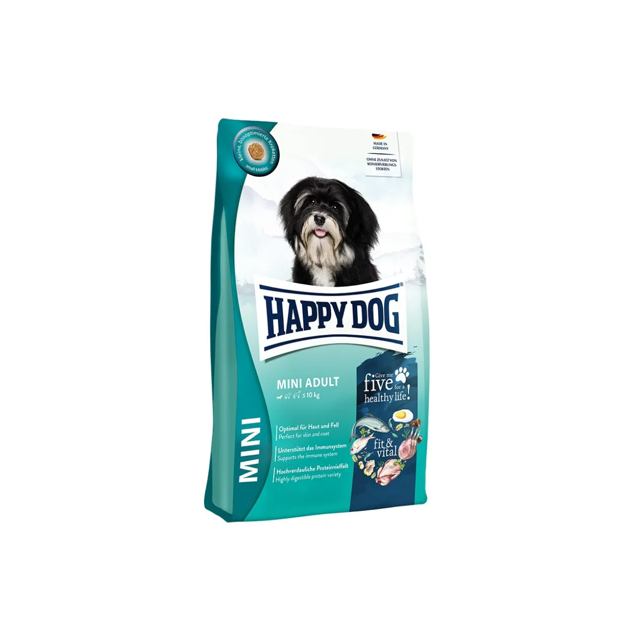 HAPPY DOG fit & vital Croquettes Chien Adulte, Mini 800 g