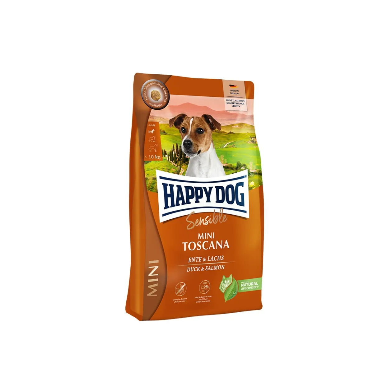 HAPPY DOG Sensible Croquettes Chien Adulte, Mini Toscana 800 g
