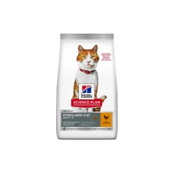 Hill's Science Plan Croquettes pour Chat Adulte, Stérilisé Poulet 3 kg