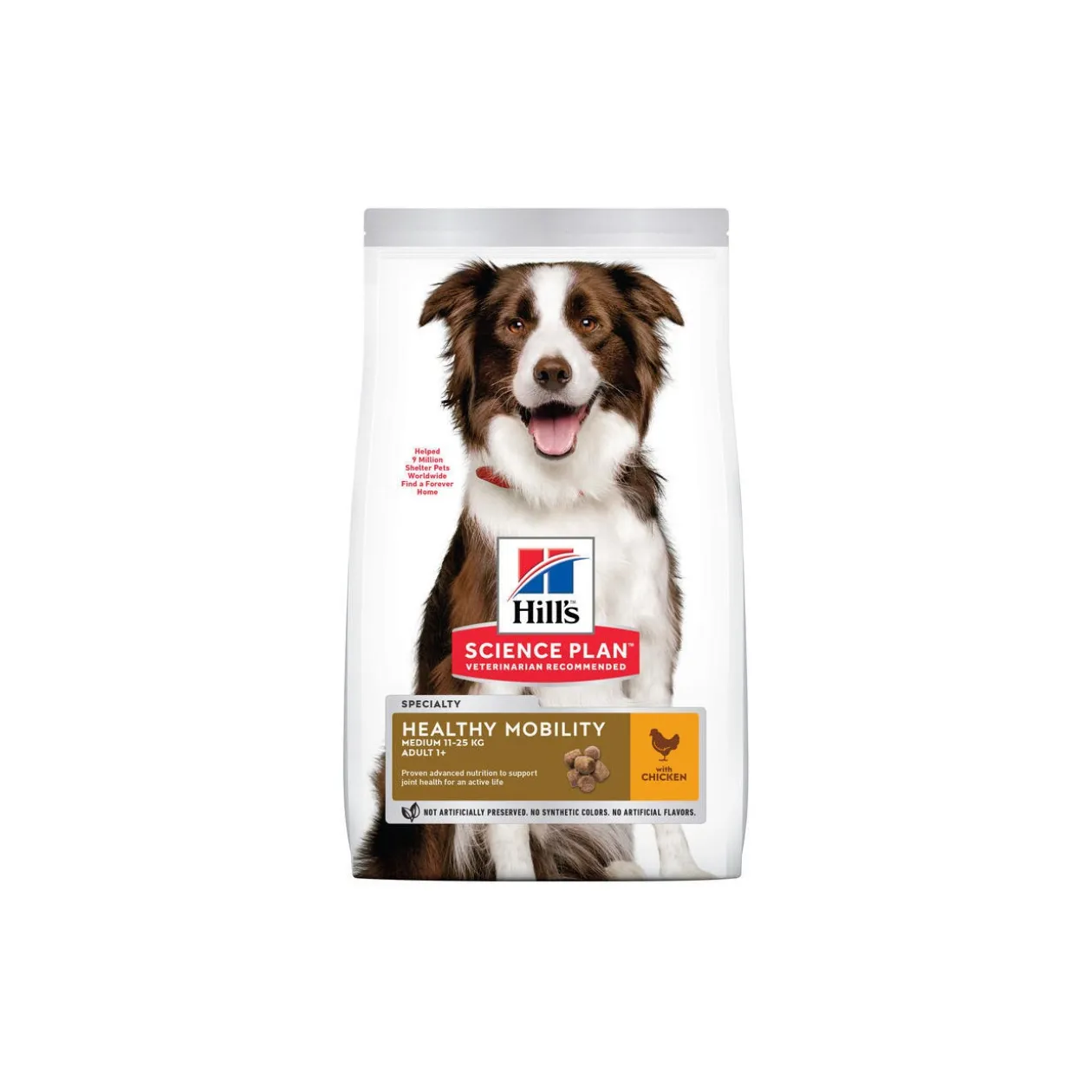Hill's Science Plan Healthy Mobility Medium Breed Adult 1+ au poulet 14 kg