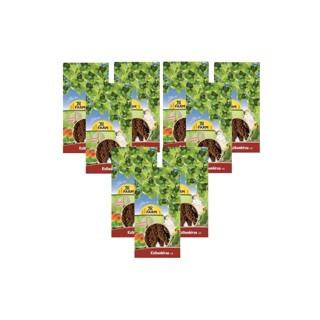 JR Farm Paquet économique d’épis de millet rouge de 3x1,5kg